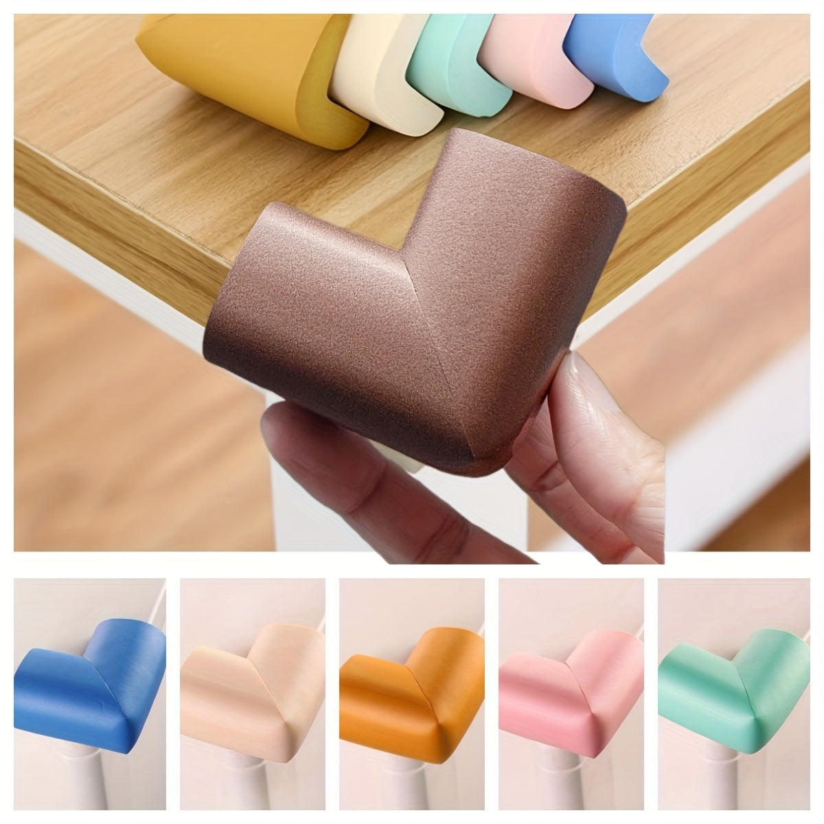 Pack Of 10, Elastic To Prevent Sharp Corner Collision Injuries, Furniture, Table Corners, Table Edge Safety Protection, Protecting From Collision, Suitable For Use In Homes, Classrooms, Offices, Rooms