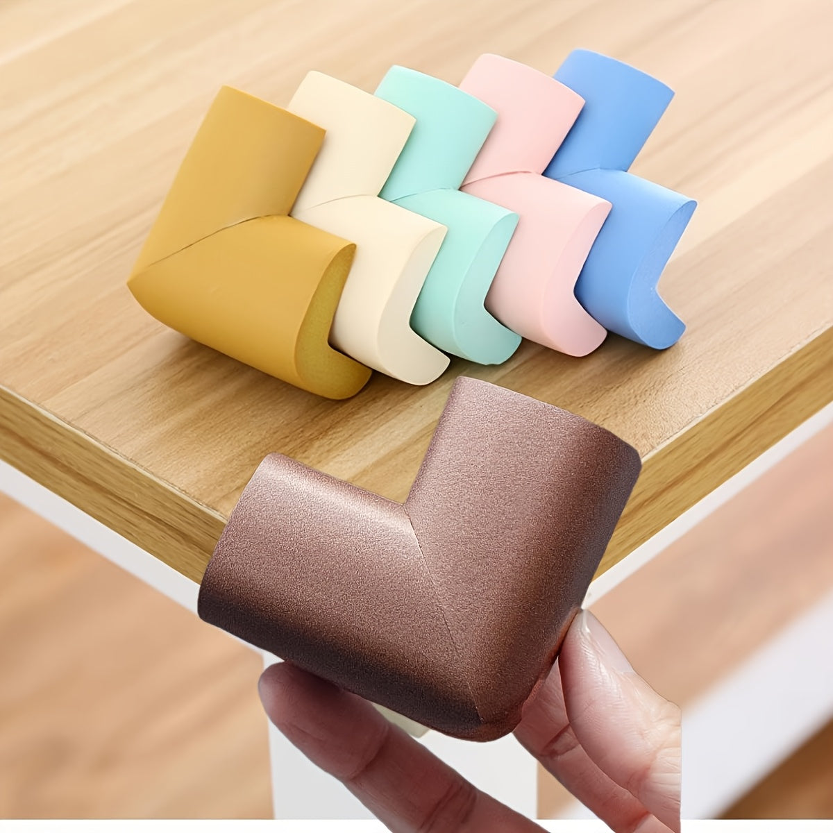 Pack Of 10, Elastic To Prevent Sharp Corner Collision Injuries, Furniture, Table Corners, Table Edge Safety Protection, Protecting From Collision, Suitable For Use In Homes, Classrooms, Offices, Rooms