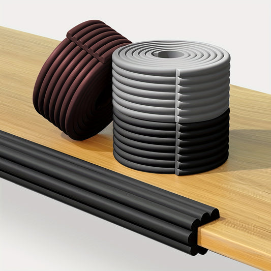 Nitrile Foam Safety Corner Protection Strip - 78.74\u002F196.85 Inch, Black, Phthalate-Free, Anti-Collision, for Home Improvement
