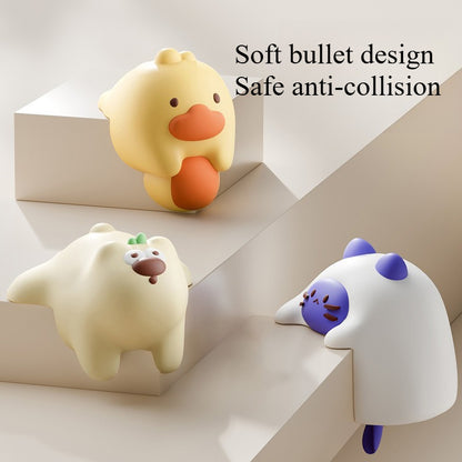 Anti-Collision Safety Corner Guards for Tables & Beds - Durable Plastic Right-Angle Protection with Cute Cartoon Design, Non-Toxic, Scratch-Resistant, Easy Install Furniture Protectors