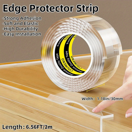 Clear Edge Protector, Safe Corner Protector, Anti- Sharp Edge Protector, for Furniture, Drawers, Tables, Cabinets 1. 18inX6. 56FT