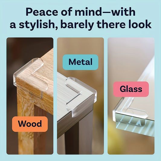 40PCS Protective Corner Guards, Transparent Anti-bump and Anti-collision Corner Protectors for Tables, Furniture Soft Corner Protectors, Safety Protection Pads for Furniture Edges, Bed Corners and Edges, Christmas, Halloween and Thanksgiving Gifts