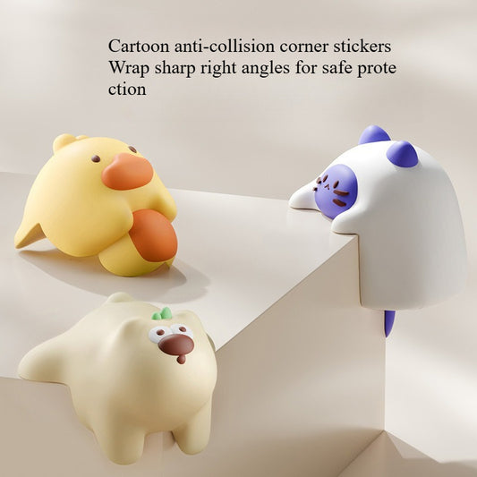 Anti-Collision Safety Corner Guards for Tables & Beds - Durable Plastic Right-Angle Protection with Cute Cartoon Design, Non-Toxic, Scratch-Resistant, Easy Install Furniture Protectors